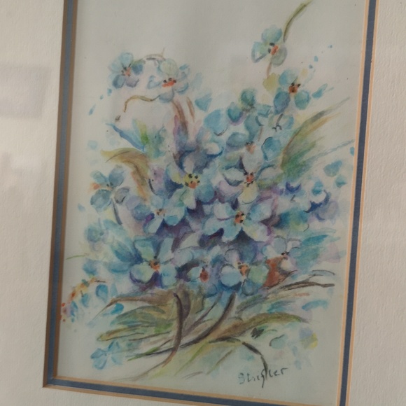 Original Water Colour Art Signed by Artist Helen Strifler Professionally Framed - Picture 2 of 6